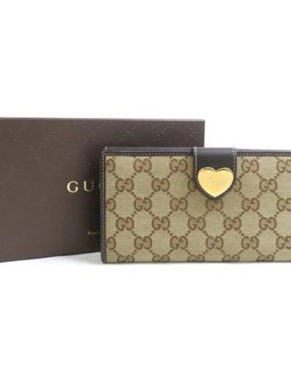 Auth GUCCI Bifold Long Wallet Brown GG Canvas/Leather/Goldtone - h31800g - Picture 11 of 11